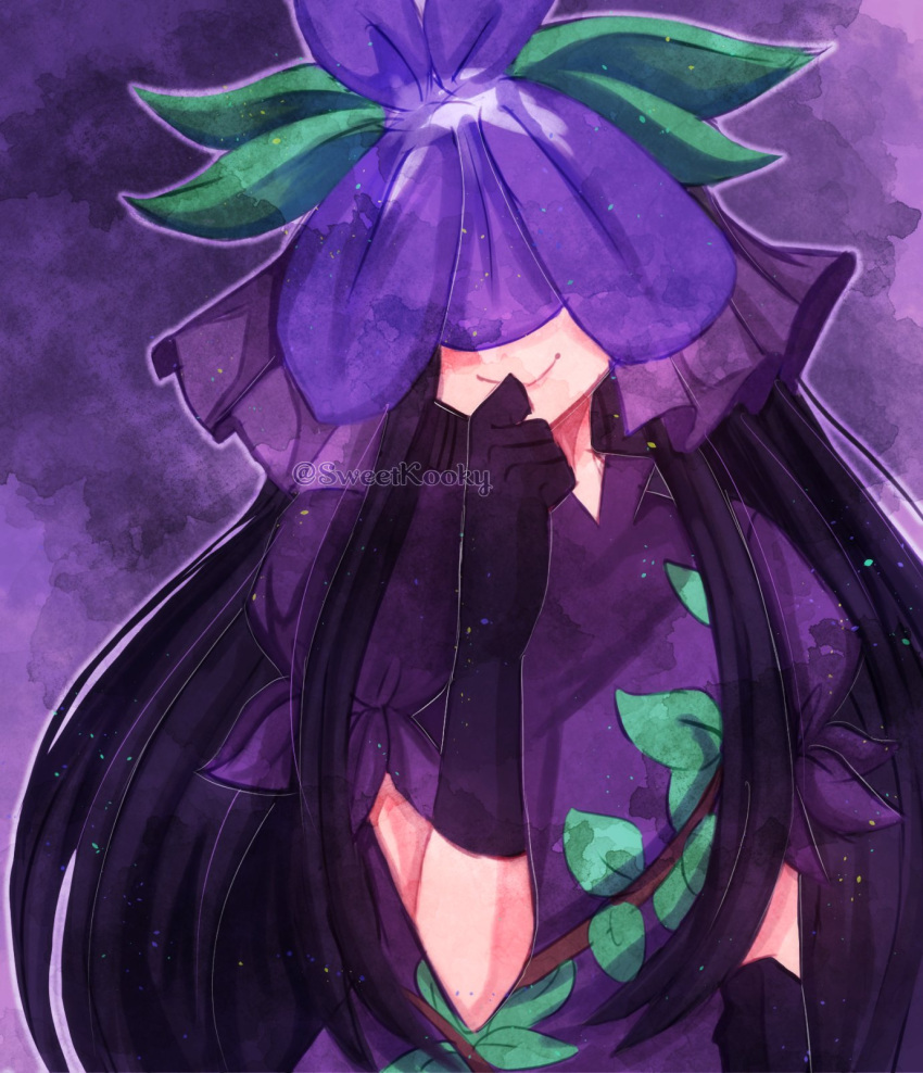 1girl, black_gloves, black_hair, china_dress, chinese_clothes, closed_mouth, dress, flower