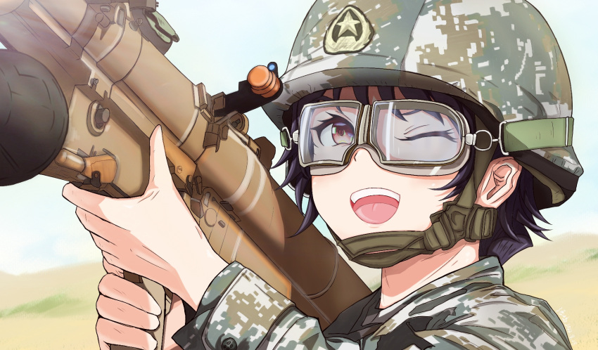 aiming, anti-aircraft, anti-aircraft_missile, camouflage, chin_strap, china, digital_camouflage, fatigues