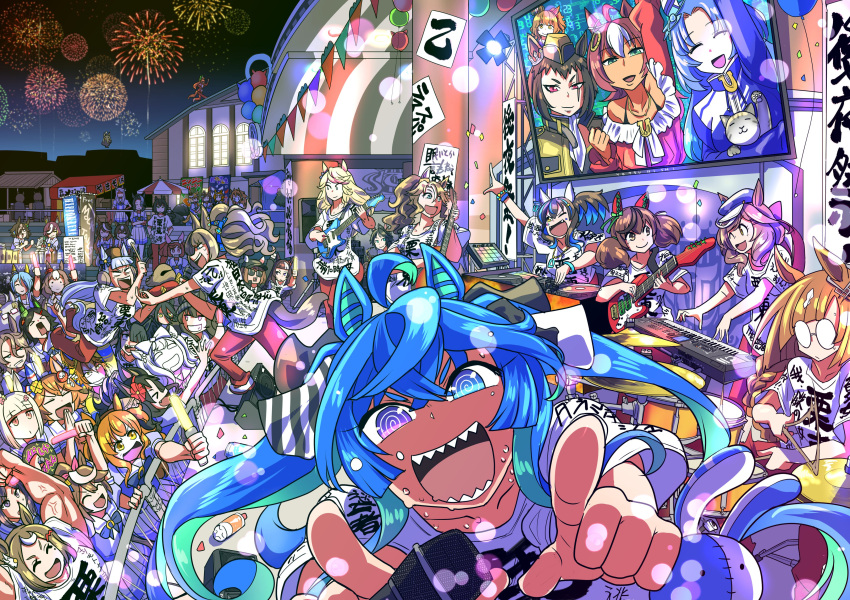 >_<, 6+girls, :d, :o, ;d, =_=, ^_^, absurdres