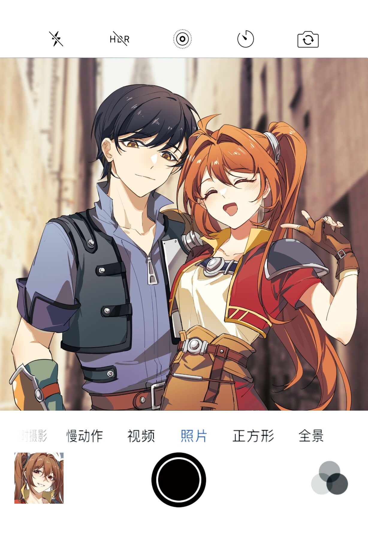 1boy, 1girl, ahoge, black_hair, chinese_text, closed_eyes, cropped_jacket, double-parted_bangs