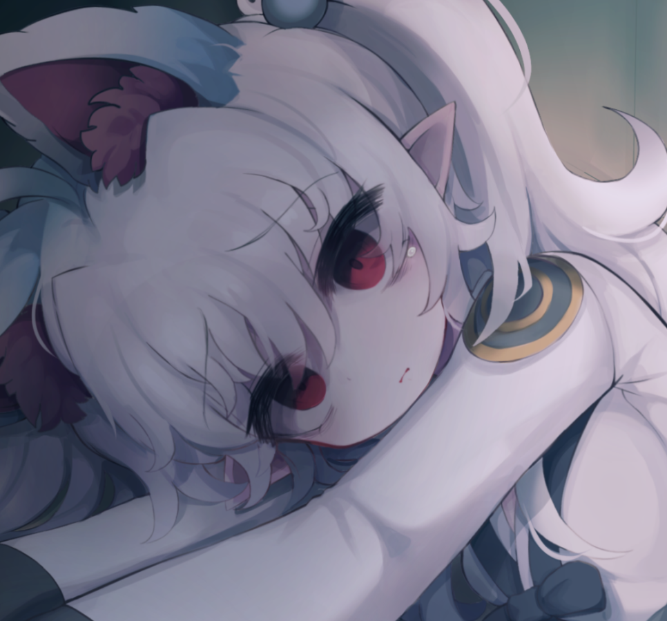 1girl, ahoge, animal_ears, cat_ears, cat_tail, dress, dungeon_and_fighter, expressionless