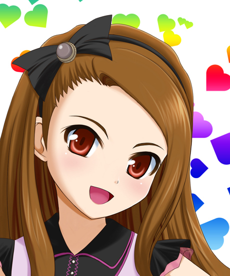 brown_hair, hairband, idolmaster, idolmaster_2, long_hair, minase_iori, satousu