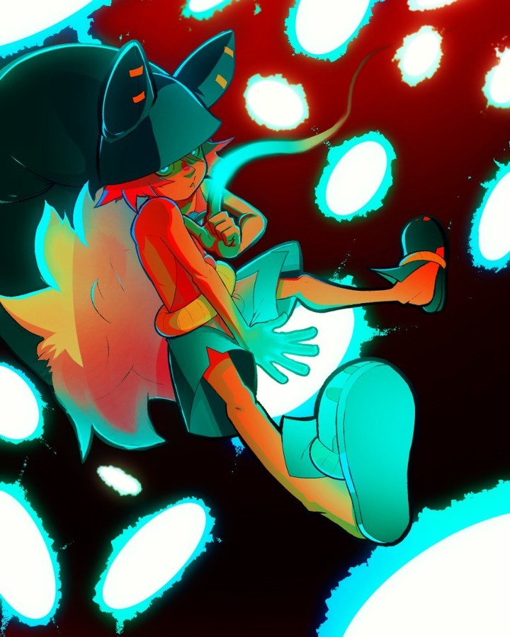 1boy, blonde_hair, child, commentary, commentary_request, dofus, fantasy, glowing
