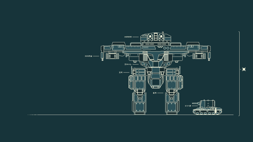 absurdres, battle_of_titans, blueprint_(medium), cannon, chinese_text, diagram, height_chart, highres