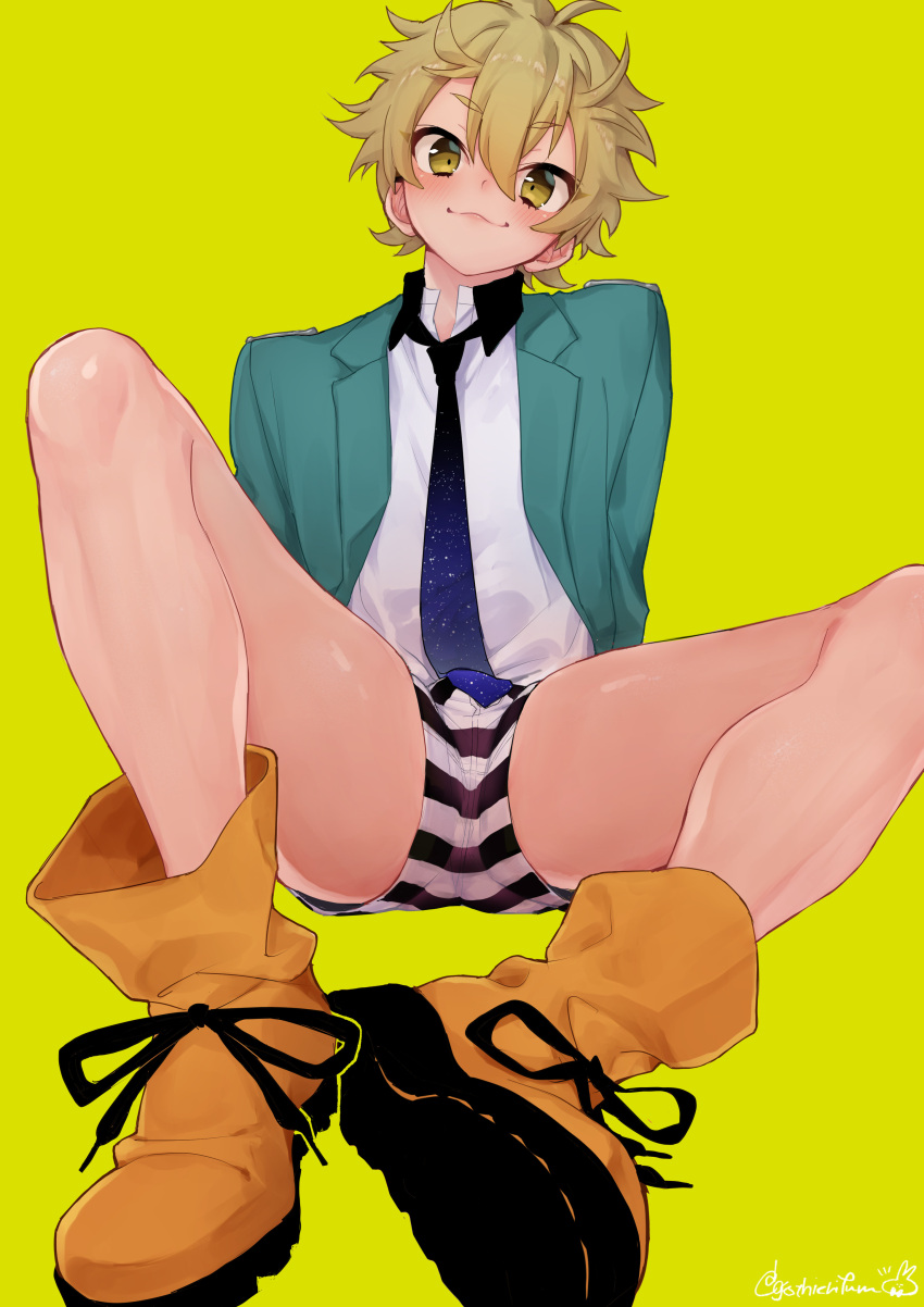 1boy, absurdres, ashikaga_hyouta, bishounen, bishounen_series, full_body, highres, looking_at_viewer