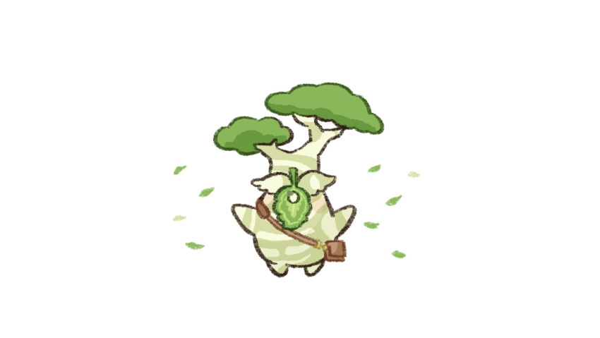 arms_up, bag, blush, blush_stickers, commentary_request, facing_viewer, full_body, hestu