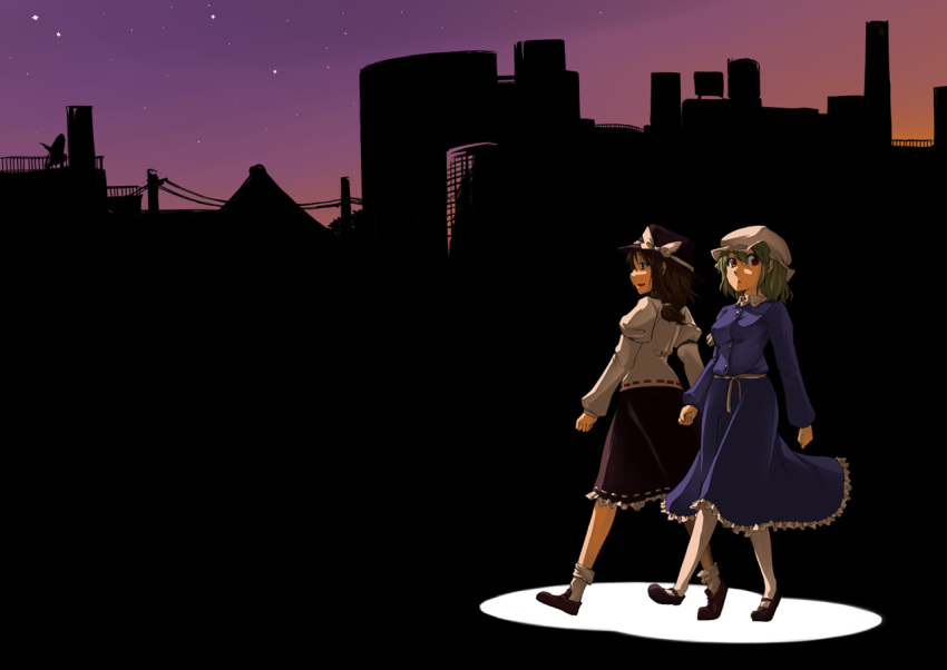 kumata, maribel_hearn, multiple_girls, touhou, usami_renko