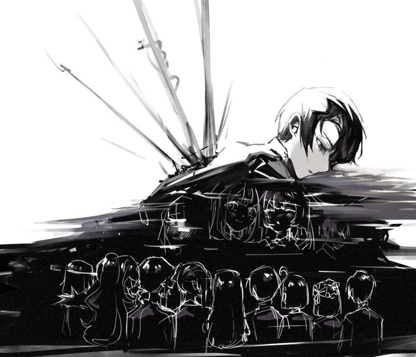 6+boys, 6+girls, angela_(project_moon), binah_(project_moon), bleeding, blood, chesed_(project_moon), gebura_(project_moon)