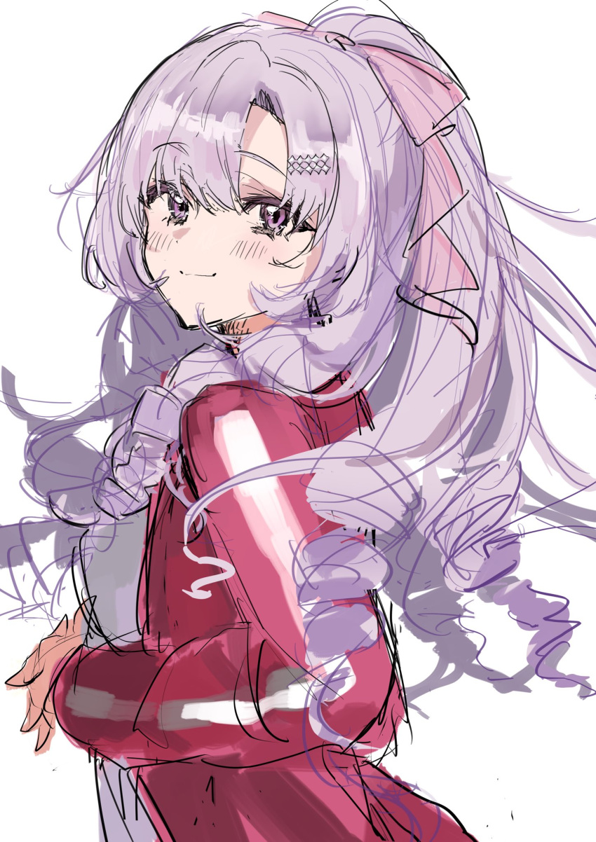 1girl, bow, drill_hair, hair_bow, highres, hyakumantenbara_salome, hyakumantenbara_salome_(2nd_costume), kiuri_(qnri_0205)