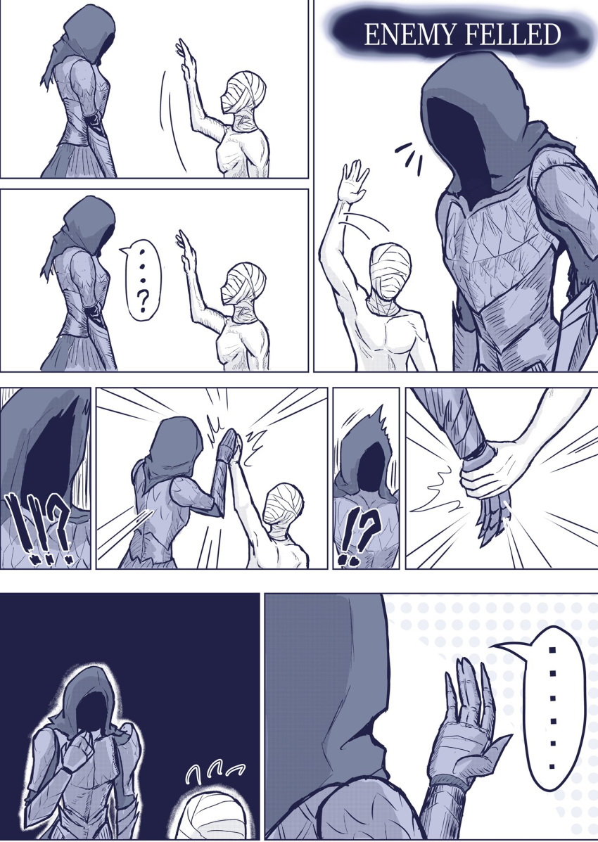 1girl, armor, bandages, black_knife_(elden_ring), black_knife_assassin, black_knife_tiche, elden_ring, gloves
