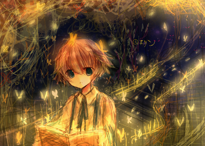 1boy, alicemare, allen_llewellyn, artist_name, black_background, blonde_hair, blue_background, blue_eyes