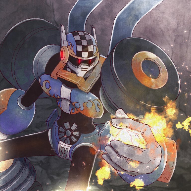 1boy, 801jhon, commentary_request, covered_mouth, helmet, male_focus, mega_man_(classic), mega_man_(series)