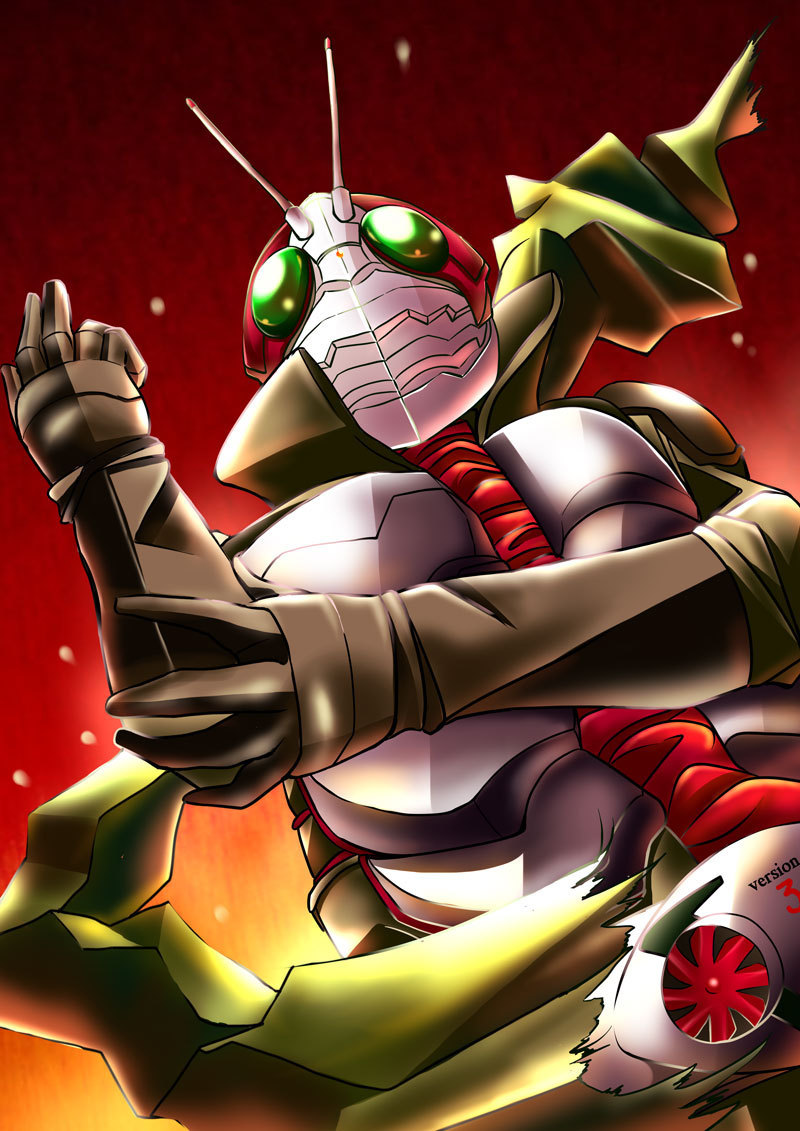 belt, fire, gloves, kamen_rider, kamen_rider_the_next, kamen_rider_v3, nikki, nikki_(donbe)