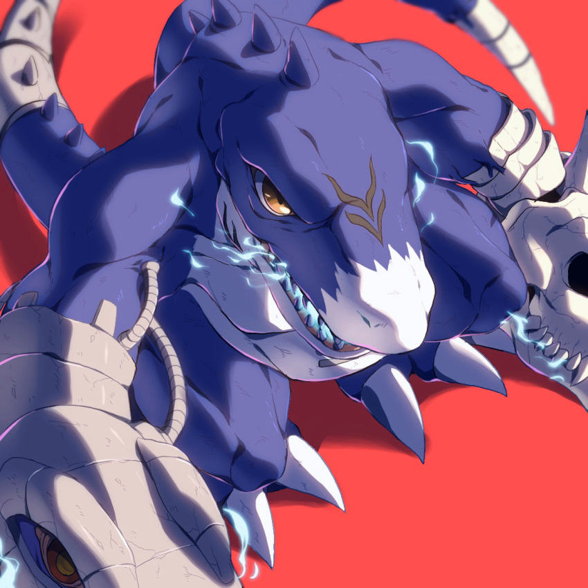 claws, deltamon, digimon, digimon_(creature), dragon, highres, looking_at_viewer, maplo