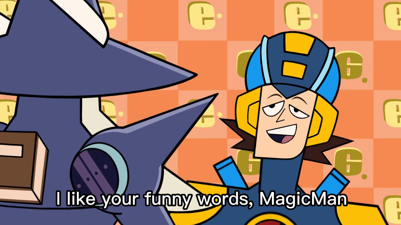 ._., 2boys, black_eyes, brown_hair, clone_high, commentary, english_commentary, english_text