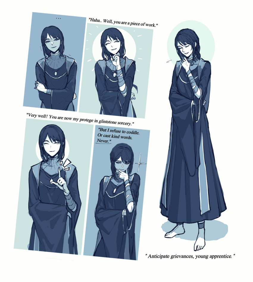 absurdres, barefoot, black_hair, braid, dot_7333, elden_ring, highres, jewelry