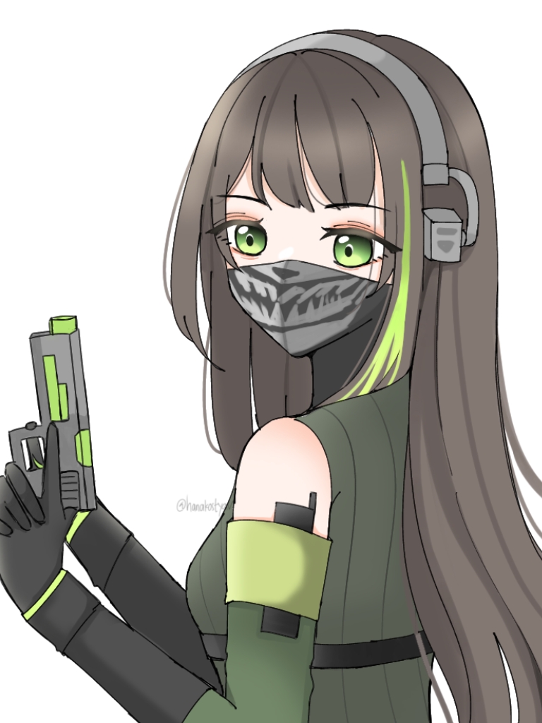 1girl, artist_request, brown_hair, call_of_duty, call_of_duty:_mobile, cosplay, dusk_(call_of_duty:_mobile), girls_frontline