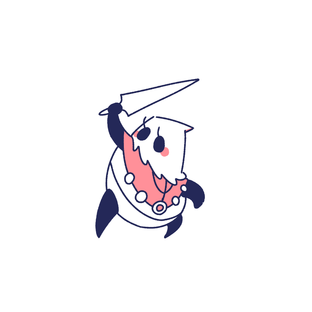 1girl, arm_up, arthropod_girl, blank_eyes, blush, blush_stickers, capelet, cloth_(hollow_knight)