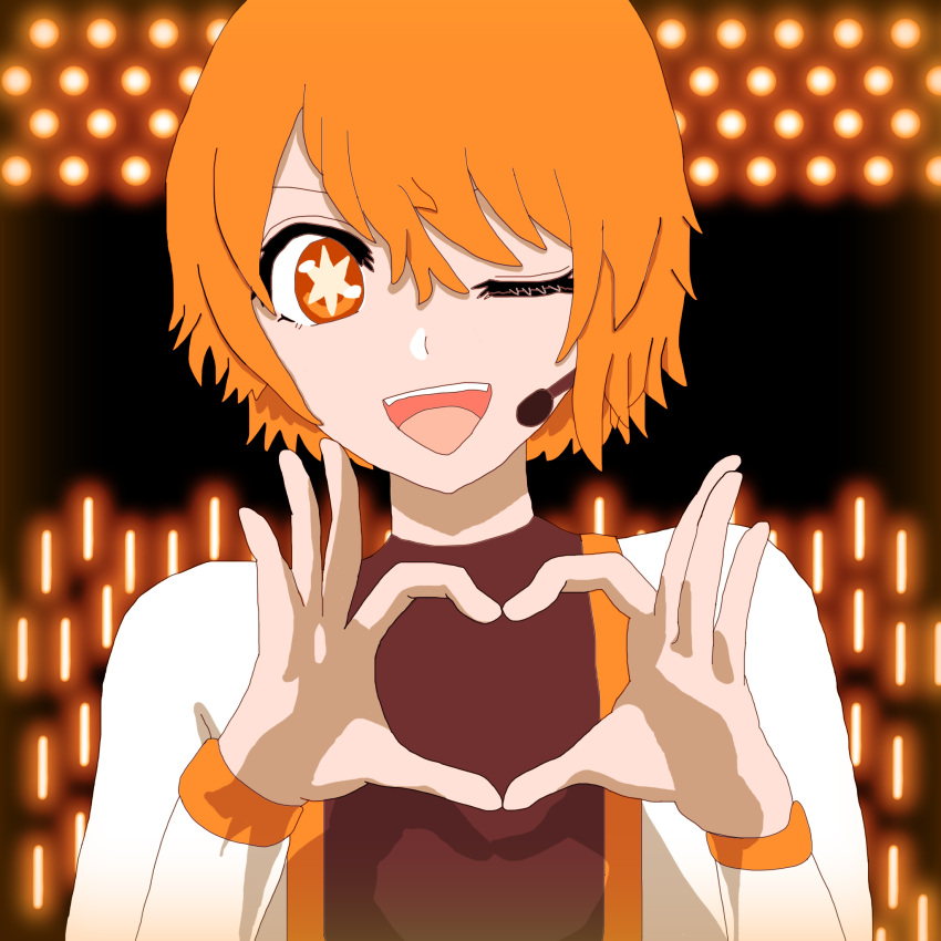 1boy, albert_keirich, chronicle_of_myers, doom_and_revive, highres, idol, jo_shin_ogi, orange_eyes