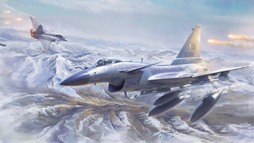 1other, absurdres, aerial_battle, aircraft, airplane, ambiguous_gender, battle, canopy_(aircraft)