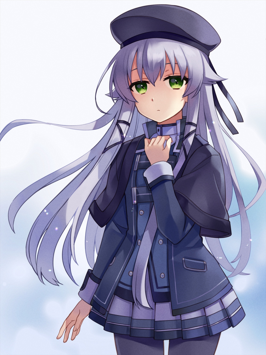 1girl, altina_orion, beret, capelet, chihiro_(chihiro3399), coat, double-parted_bangs, eiyuu_densetsu