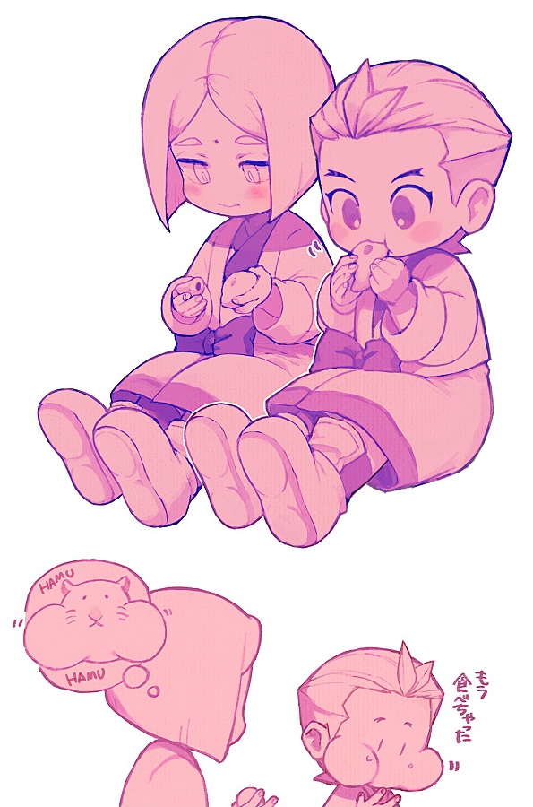 2boys, ace_attorney, aged_down, antenna_hair, apollo_justice, asayosi_k, blunt_ends, blush