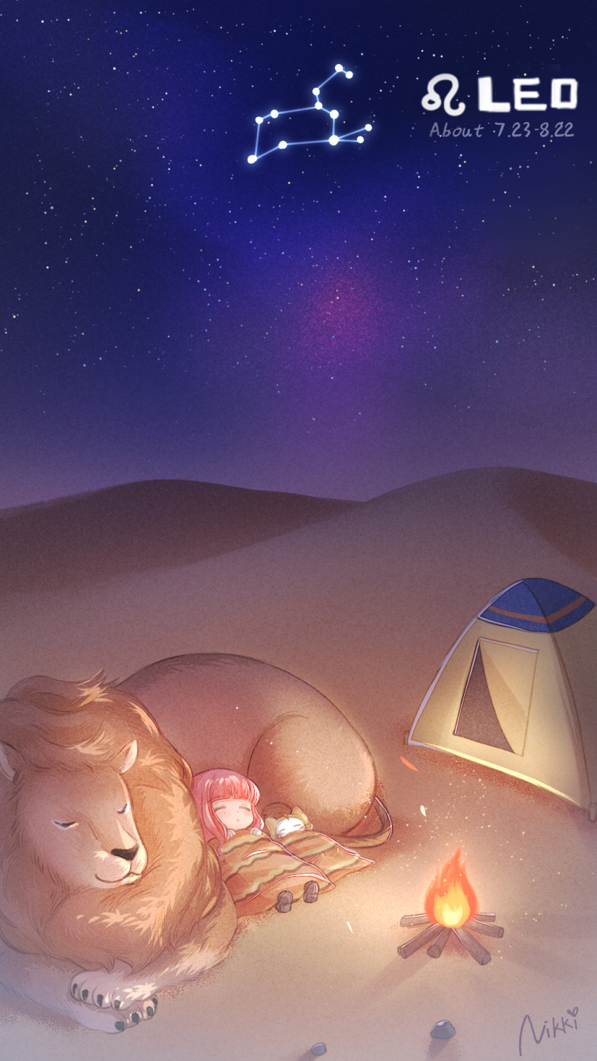 1girl, bed_sheet, blush, brown_footwear, character_name, closed_eyes, copyright_name, dated