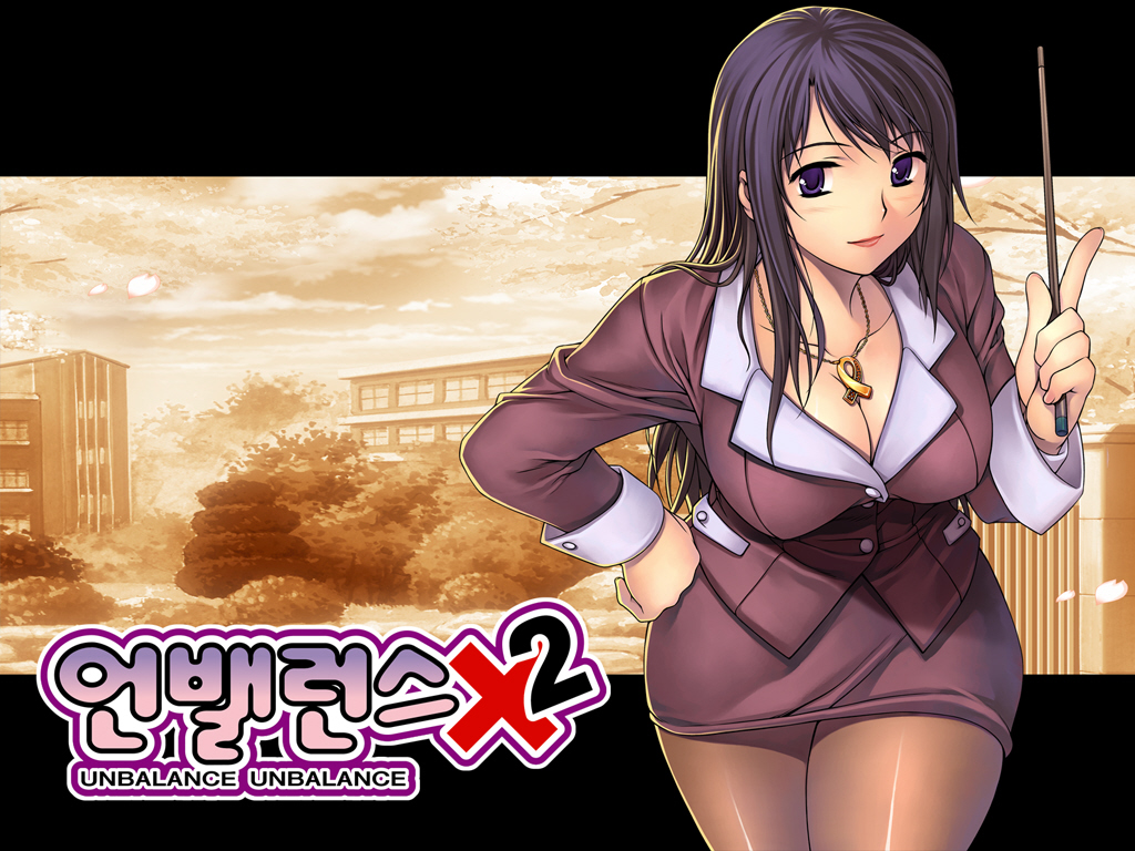 cleavage, duplicate, formal, hae-young_na, hand_on_hip, jewelry, large_breasts, leaning_forward