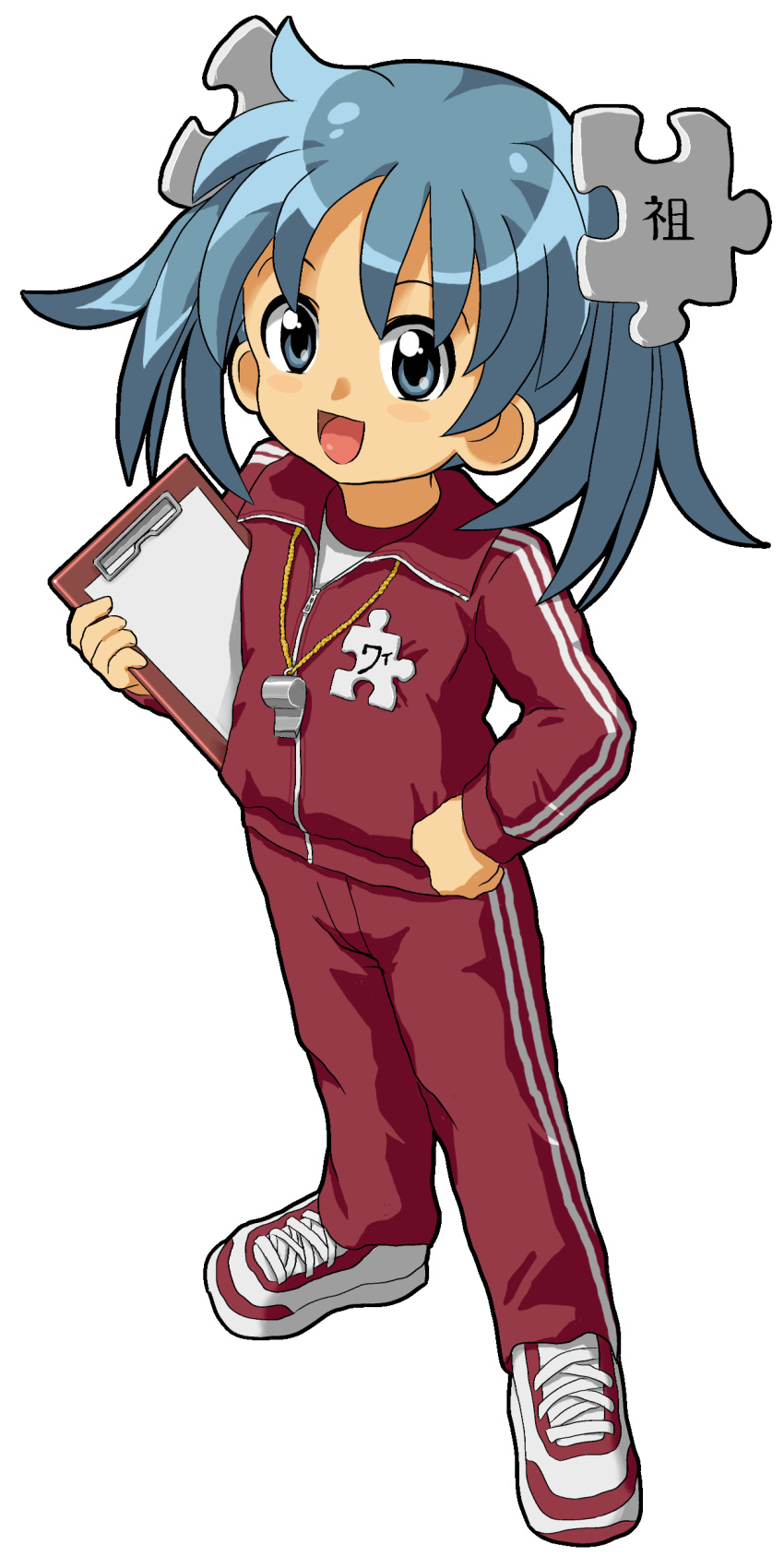 1girl, absurdres, blue_eyes, blue_hair, boots, commentary, english_commentary, flat_chest