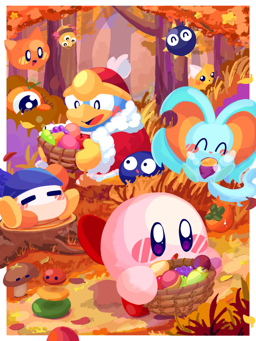 :d, :o, ^_^, apple, autumn, autumn_leaves, banana, bandana
