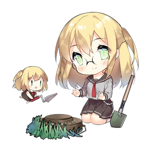 2girls, :d, black_footwear, blonde_hair, blush, blush_stickers, brown_dress, brown_sailor_collar