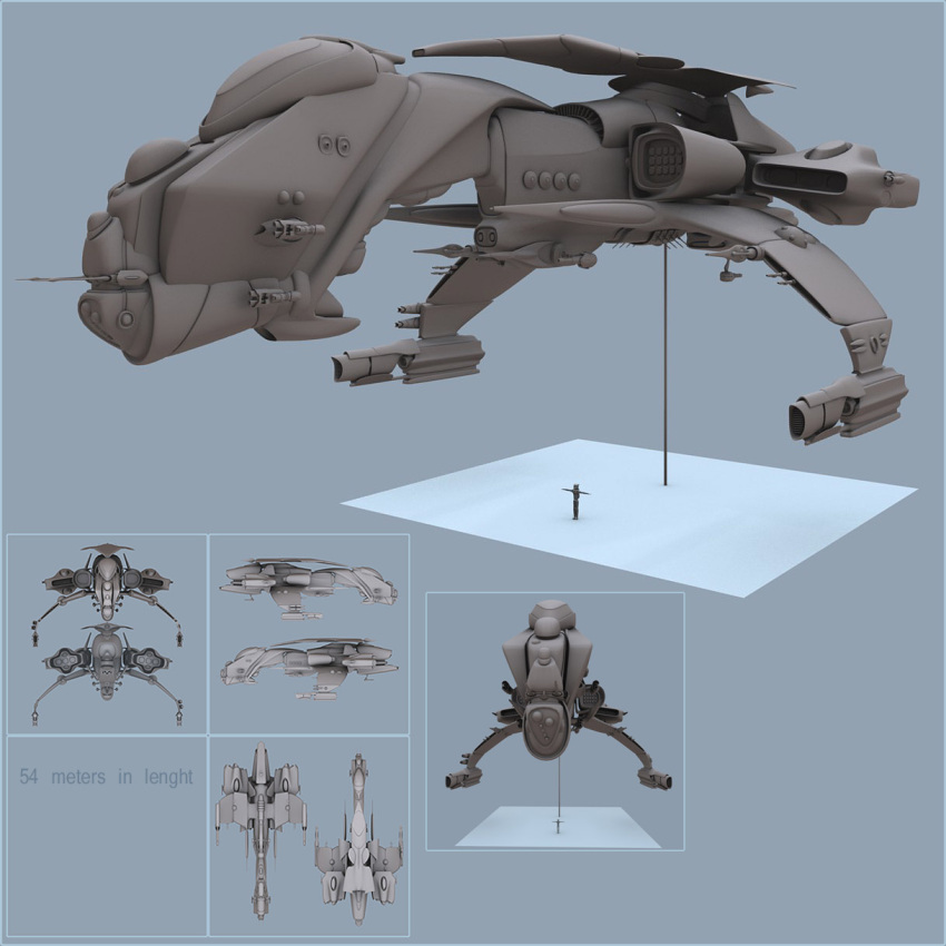1other, 3d, ambiguous_gender, cannon, commentary, concept_art, corvette_(eve_online), eve_online