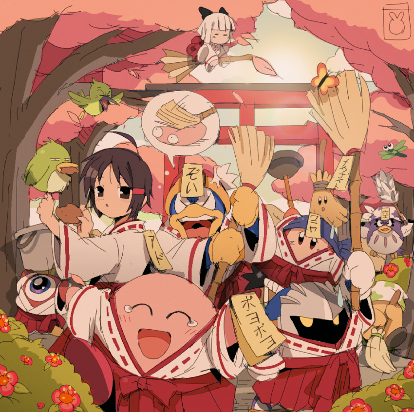 :d, :o, ^_^, adeleine, ahoge, anger_vein, angry, arm_up