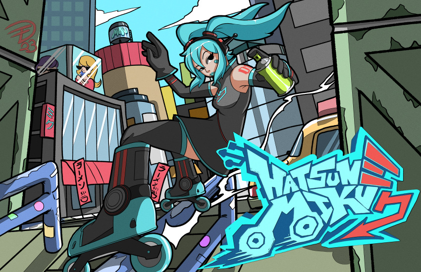 1girl, absurdres, bandaid, bandaid_on_face, black_gloves, black_skirt, black_thighhighs, blue_lips