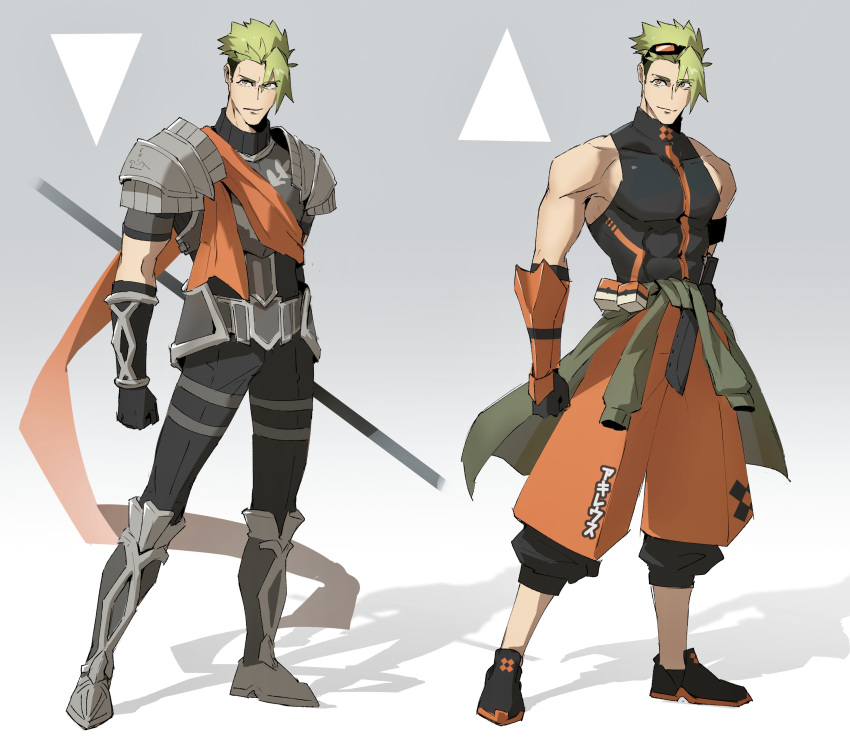 1boy, abs, absurdres, achilles_(fate), achilles_(fearless_diver)_(fate), armor, black_footwear, black_shirt