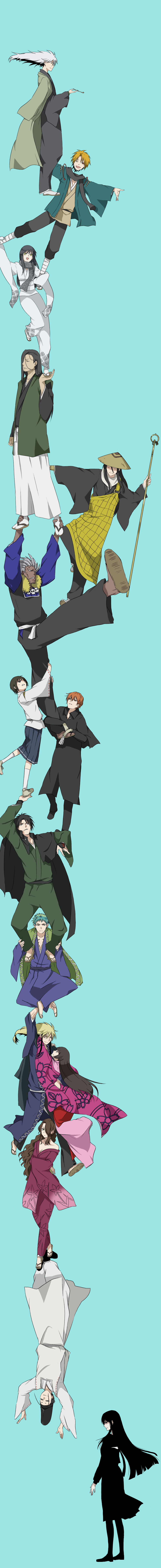 anag0, aotabou_(nurarihyon_no_mago), gyuuki_(nurarihyon_no_mago), japanese_clothes, keikain_yura, keikan_hidemoto, keikan_ryuuji, kejourou, kubinashi_(nurarihyon_no_mago), kurotabou_(nurarihyon_no_mago), name_characters, nura_rikuo, nurarihyon_no_mago, trust_me, yuki_onna_(nurarihyon_no_mago), zen_(nurarihyon_no_mago)