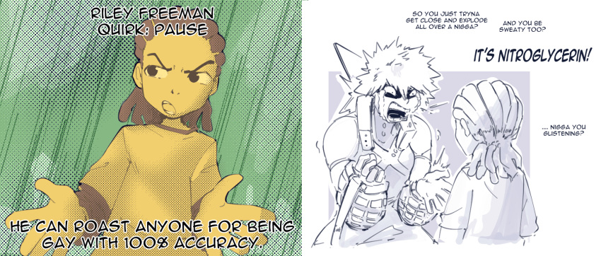2boys, bakugou_katsuki, boku_no_hero_academia, child, commentary, crossover, dreadlocks, english_commentary
