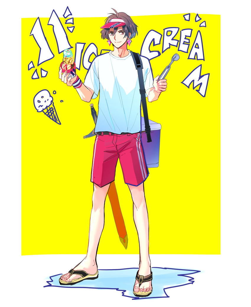 1boy, alternate_costume, belt, black_belt, black_eyes, black_hair, border, constantine_xi_(fate)