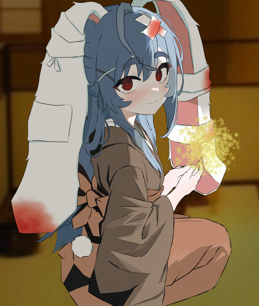 1girl, absurdres, animal_ears, bandaid, fireworks, highres, holding_fireworks, indie_virtual_youtuber