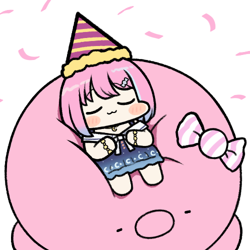 1girl, :3, birthday, blue_dress, blush_stickers, bob_cut, border, bow