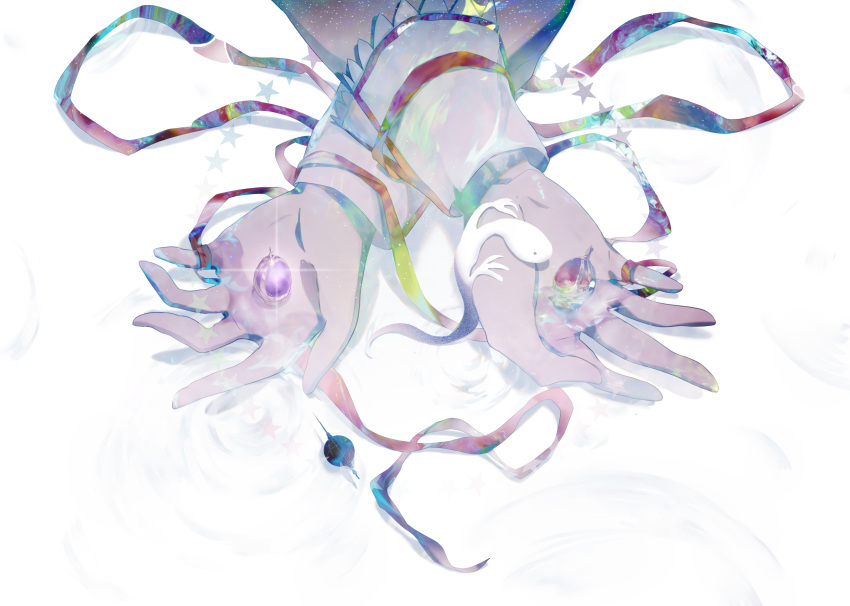 2girls, absurdres, akemi_homura, crossed_arms, dinned, gem, grief_seed, hand_focus