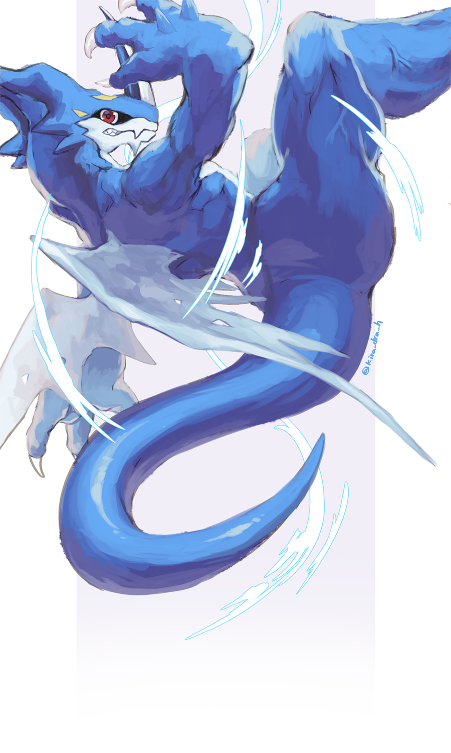 artist_name, digimon, digimon_(creature), dragon, highres, horns, kira_(kira_dra), looking_at_viewer