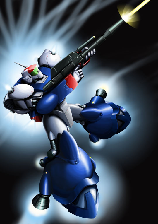 80s, battle, destinytiger, firing, flying, galactic_drifter_vifam, ginga_hyouryuu_vifam, gun