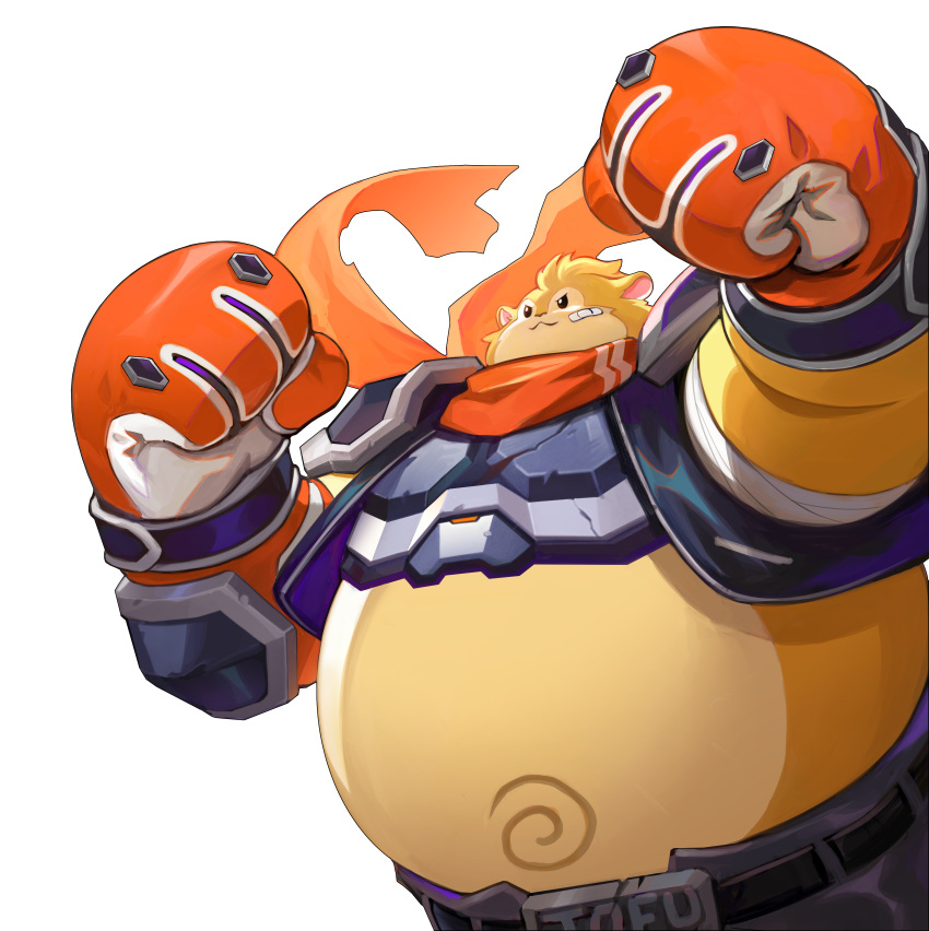 1boy, :3, absurdres, armor, artist_request, bandages, belt, big_belly