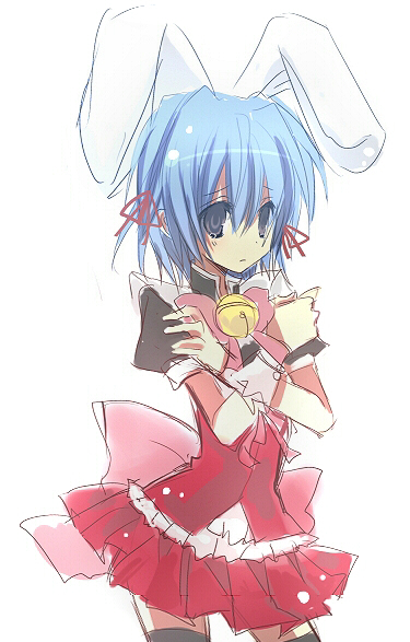 ayasaki_hayate, bad_id, blue_eyes, blue_hair, bunny_ears, crossdressinging, hayate_no_gotoku!, mashiro_pima