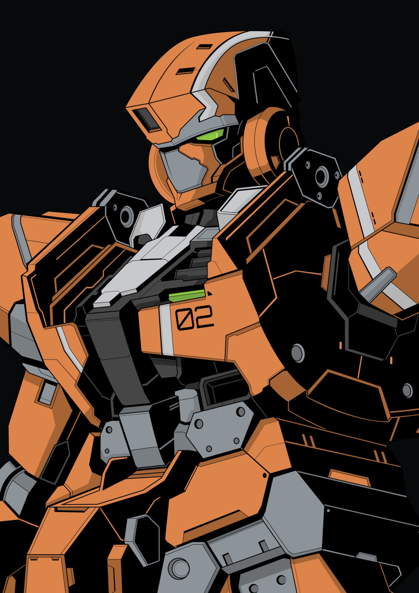 absurdres, aldnoah.zero, black_background, commentary, commission, english_commentary, green_eyes, highres