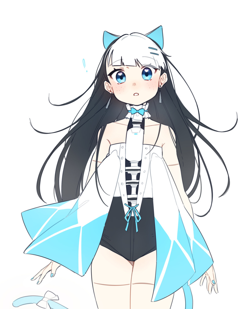 1girl, absurdres, alternate_hair_length, alternate_hairstyle, animal_ears, bambinata_(punishing:_gray_raven), bare_arms, bare_legs