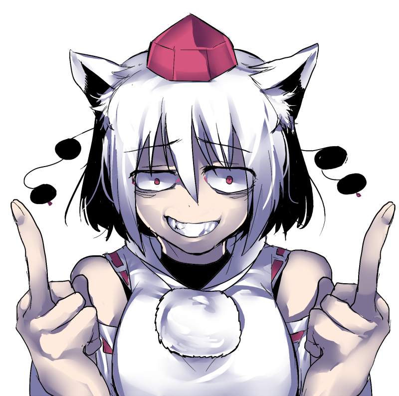 1girl, aaaa_(aaaa480), animal_ear_fluff, animal_ears, bags_under_eyes, breasts, commentary_request, constricted_pupils