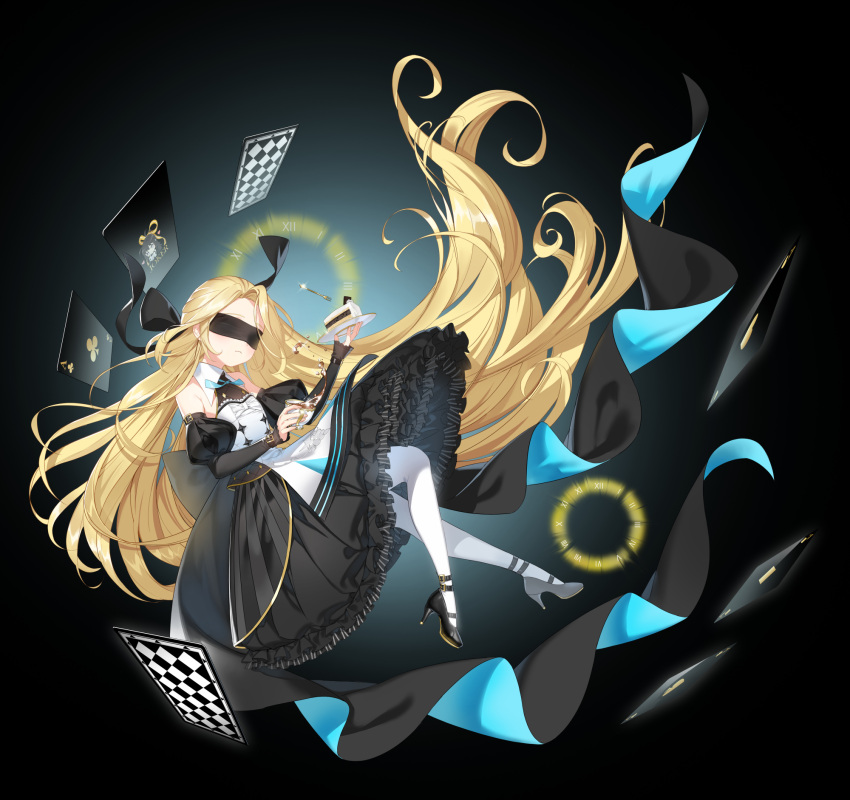 1girl, ace_(playing_card), ace_of_clubs, ace_of_diamonds, ace_of_hearts, ace_of_spades, anklet, aqua_background