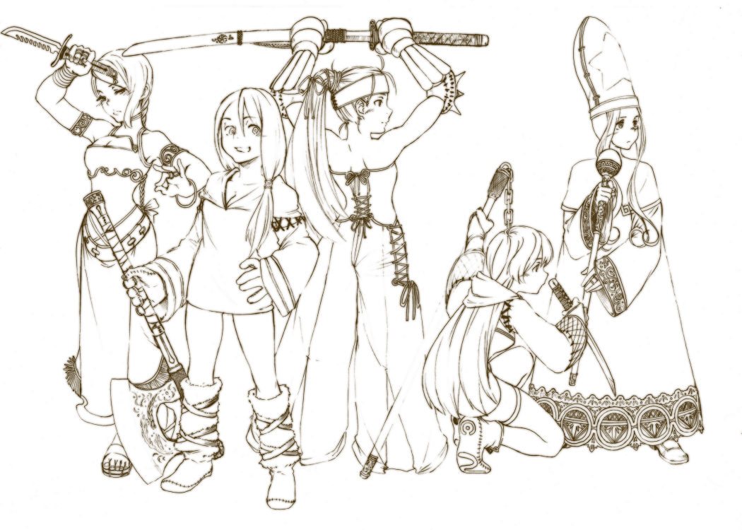 bad_id, bangs, braid, dancer_(fft), final_fantasy, final_fantasy_tactics, gauntlets, geomancer_(fft)
